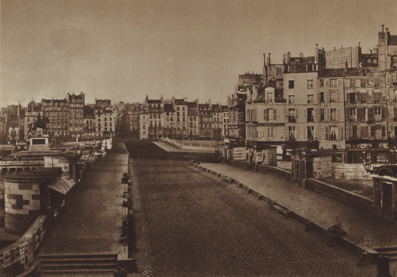 A Pont-Neuf 1852-ben (f/w fotó) alkotó: (after) French Photographer