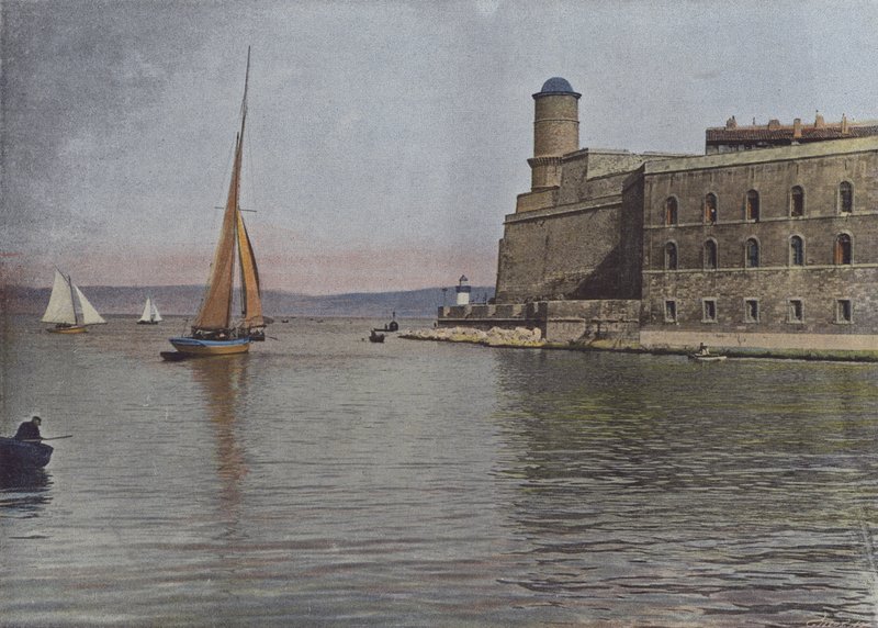 Marseille, Fort Saint-Jean (színes fotó) alkotó: (after) French Photographer