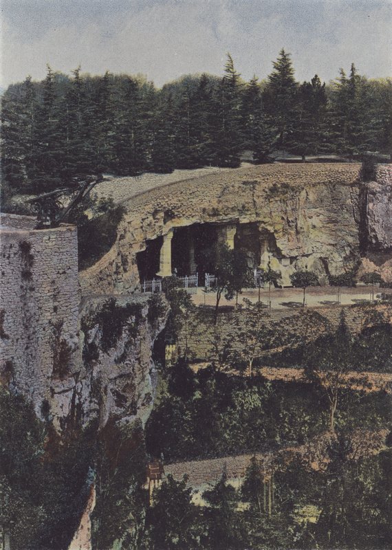 Roc-Amadour, Saint-Amadour kriptája (színes fotó) alkotó: (after) French Photographer