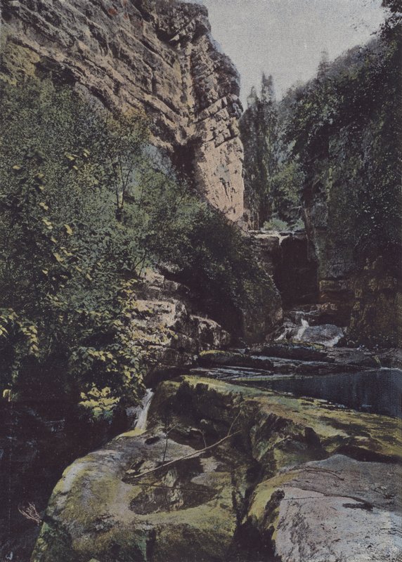Roc-Amadour, Le Moulin du Saut (színes fotó) alkotó: (after) French Photographer