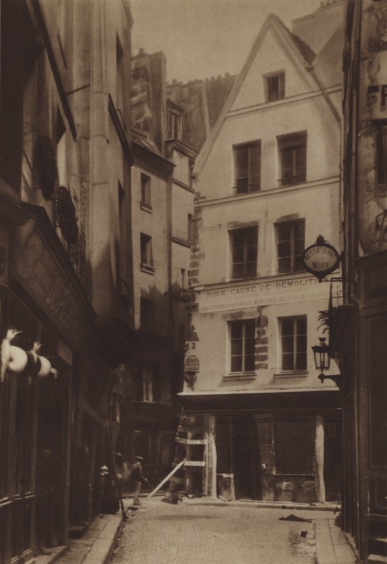 Rue Pirouette és Rue Mondetour (f/w fotó) alkotó: (after) French Photographer