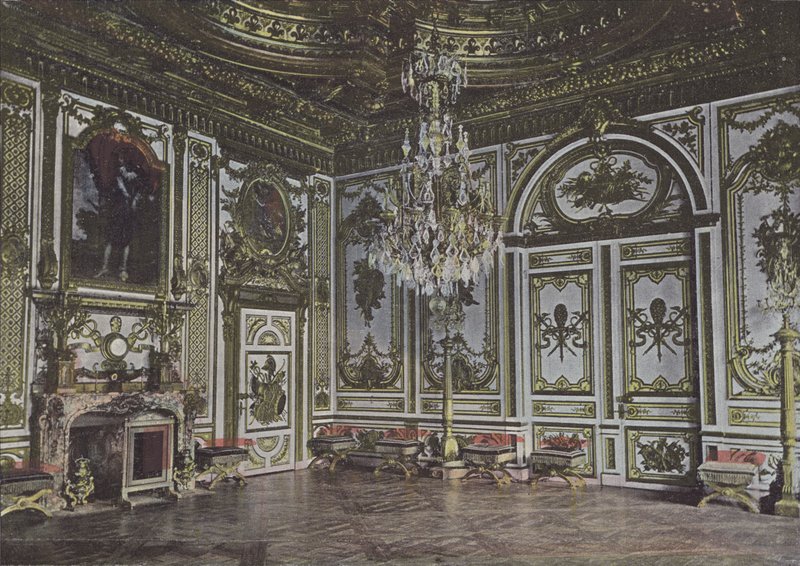 Louis XIII szalon, Salle du Trone (színes fotó) alkotó: (after) French Photographer