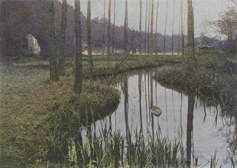 Vaux de Cernay, Le Ruisseau (színes fotó) alkotó: (after) French Photographer