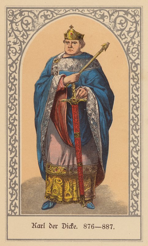 Kövér Károly, Szent Római császár (színes litográfia) alkotó: (after) German School
