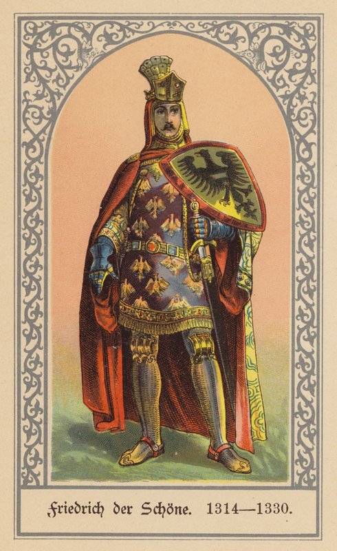 Szép Frigyes, Németország királya (színes litográfia) alkotó: (after) German School
