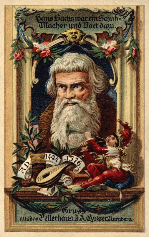 Hans Sachs (színes litó) alkotó: (after) German School
