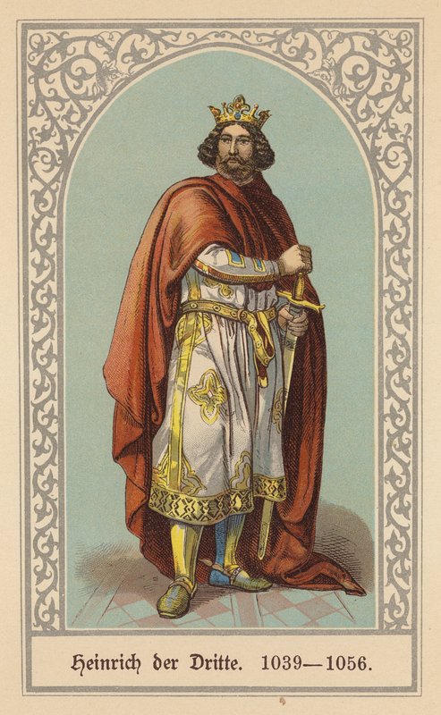 III. Henrik, szent római császár (színes litográfia) alkotó: (after) German School