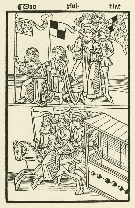 A Hohenzollern-házból I. Frigyesnek mint brandenburgi őrgrófnak beavatása alkotó: (after) German School