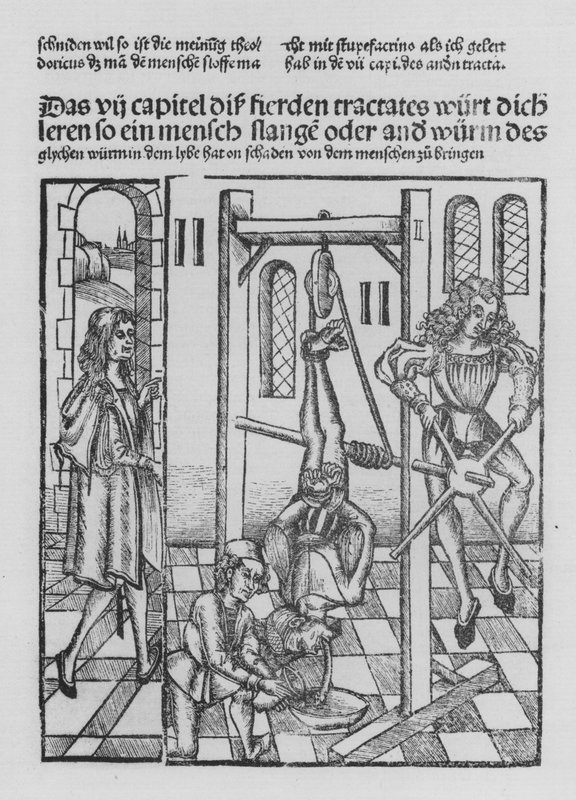 Hieronymus Brunschwig Cirurgia könyve (litho) alkotó: (after) German School