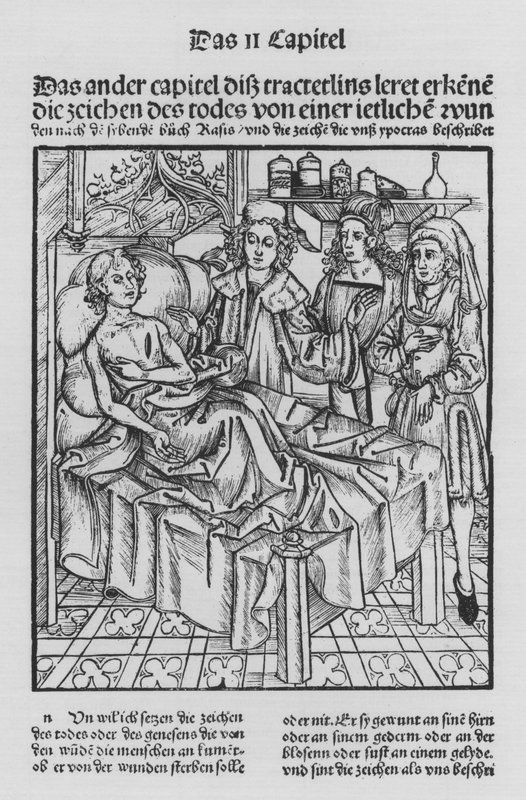 Hieronymus Brunschwig Cirurgia könyve (litho) alkotó: (after) German School