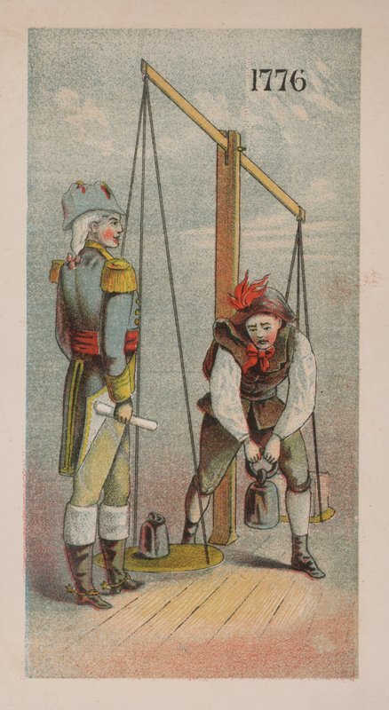 Amerikai forradalom, 1776 alkotó: American School