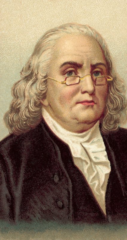 Benjamin Franklin alkotó: American School