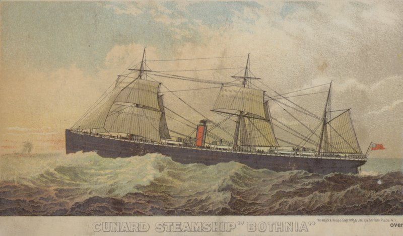 Cunard Steamship Bothnia alkotó: American School