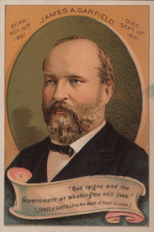 James A Garfield elnök alkotó: American School