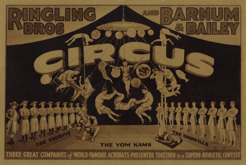 Ringling Bros és Barnum és Bailey Circus, világhírű akrobatákkal alkotó: American School