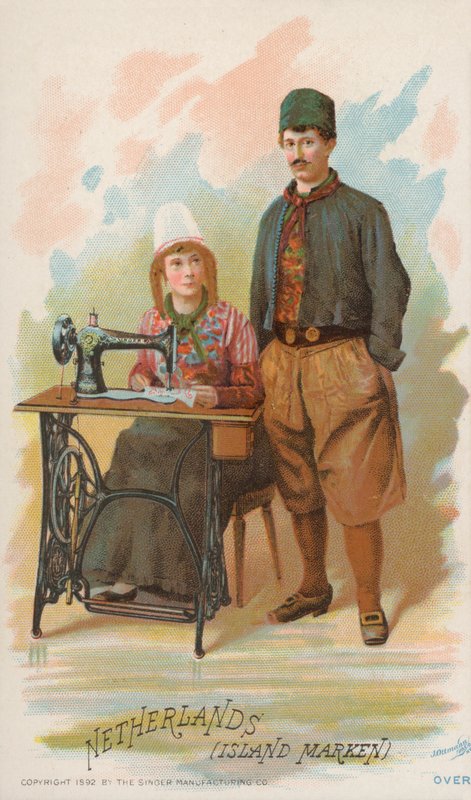 Varrógép, Hollandia, Marken sziget alkotó: American School