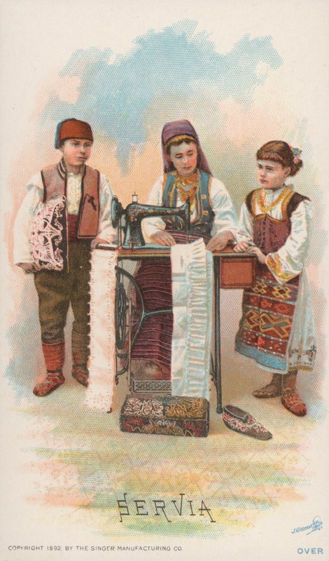 Varrógép, Servia alkotó: American School