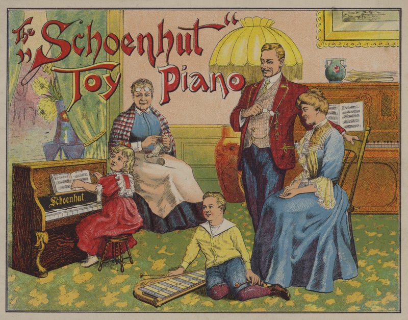 A Schoenhut Toy Piano alkotó: American School