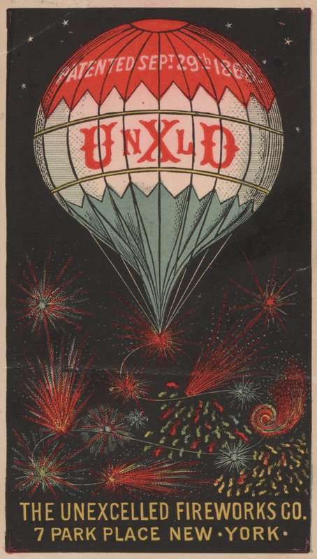 The Unexcelled Fireworks Company, 7 Park Place, New York, USA alkotó: American School
