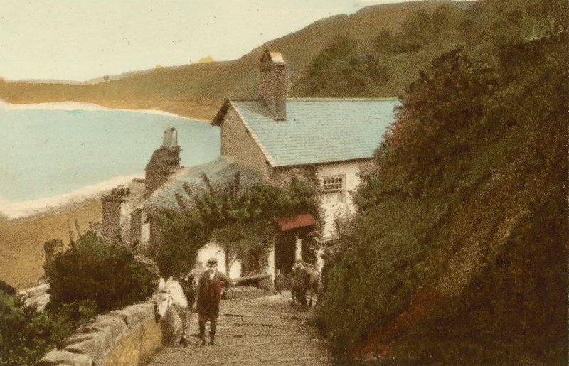 Clovelly, Rose Cottage alkotó: English Photographer