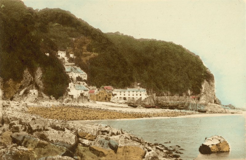 Clovelly a tengerpartról alkotó: English Photographer