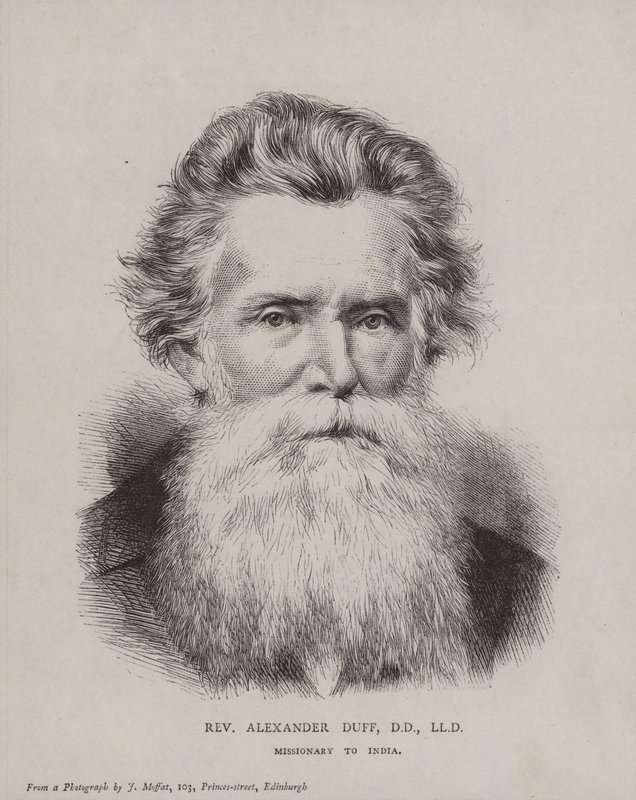 Alexander Duff, skót indiai misszionárius alkotó: English School