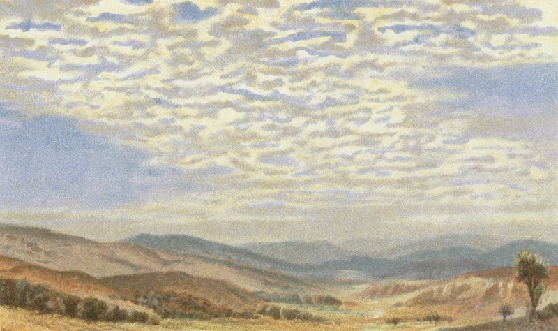 Felhők, Stratus Maculosus alkotó: English School