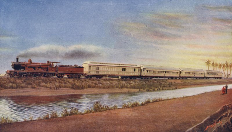 Egyiptomi Train-de-luxe, Cairo-Luxor Express, Egyiptomi Vasúti Igazgatóság alkotó: English School