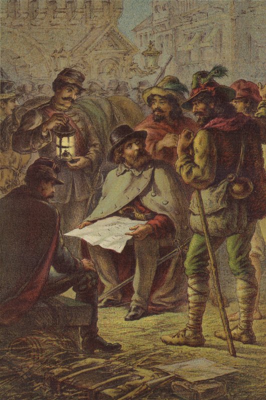 Garibaldi és a parasztkalauzok alkotó: English School