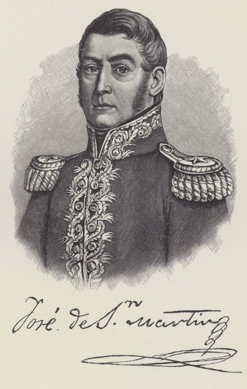 Jose de San Martin, argentin tábornok alkotó: English School