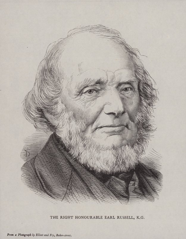 Lord John Russell, 1. Earl Russell, brit liberális politikus és miniszterelnök alkotó: English School