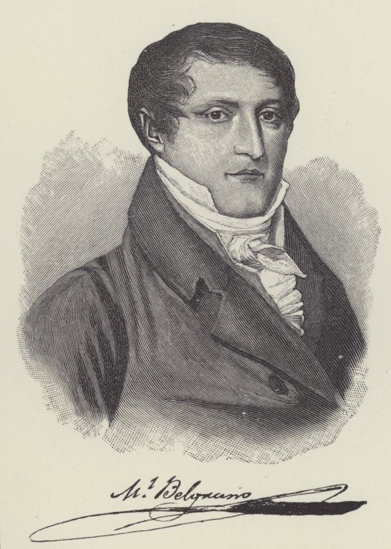 Manuel Belgrano, argentin politikai és katonai vezető alkotó: English School