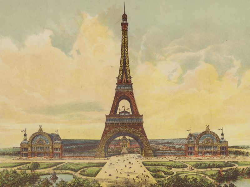 Párizsi Egyetemes Kiállítás és az Eiffel-torony alkotó: English School
