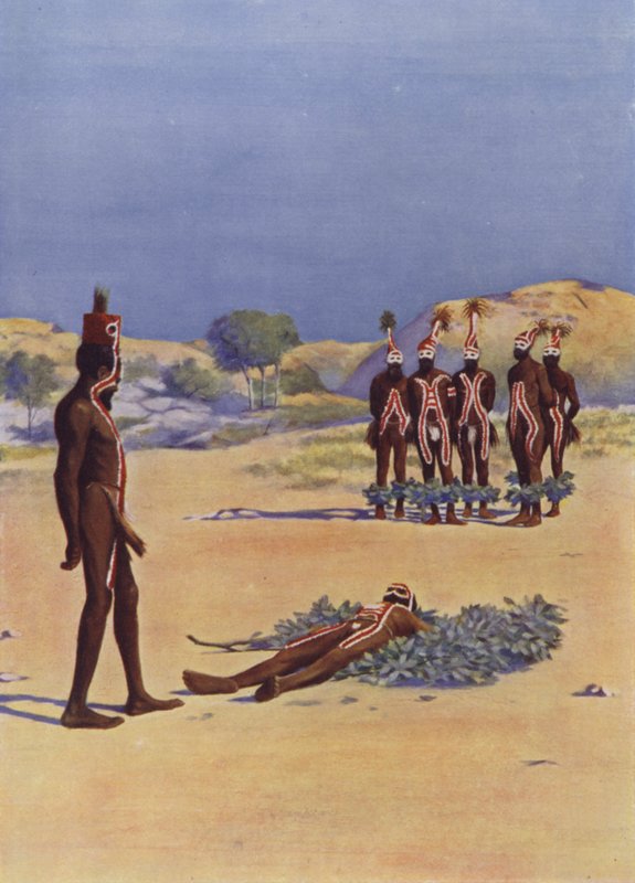 Jelenet egy Corroboree-ból alkotó: English School