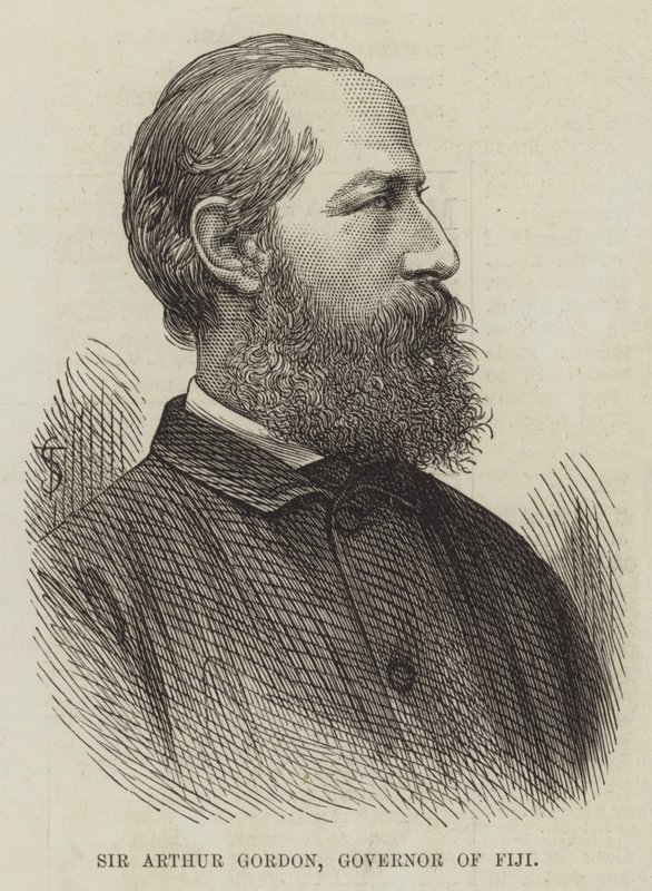 Sir Arthur Gordon, Fidzsi-szigetek kormányzója alkotó: English School