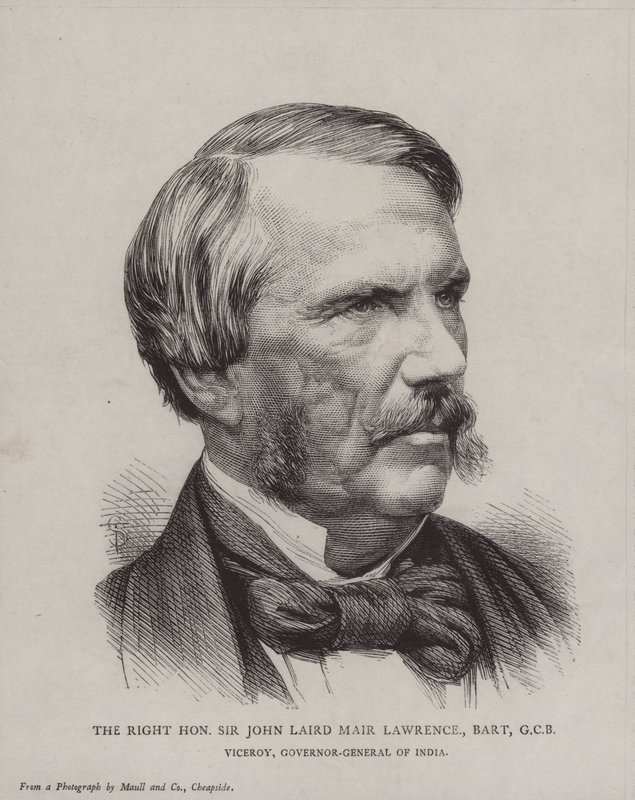 Sir John Laird Mair Lawrence, India alkirálya és főkormányzója alkotó: English School