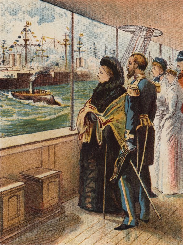 The Jubilee Naval Review at Spithead, 1897 alkotó: English School