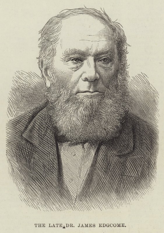 A néhai Dr. James Edgcome alkotó: English School