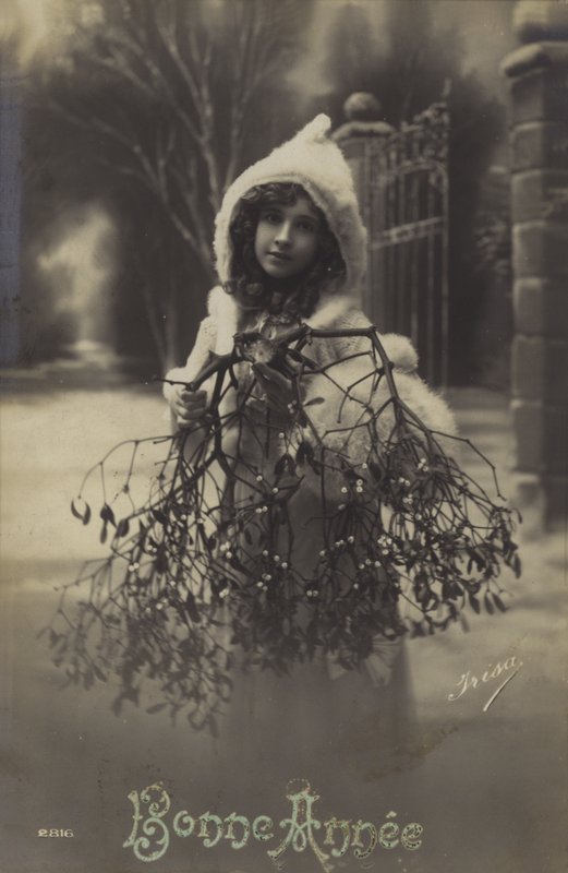Fagyöngy hordozó lány alkotó: French Photographer