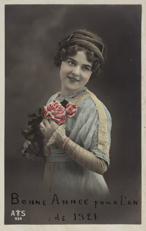 Lány gazdaság rózsák alkotó: French Photographer