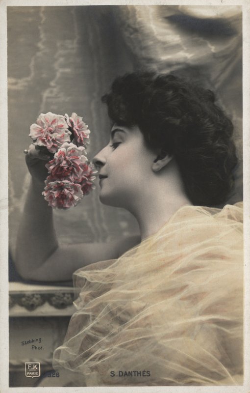 Nő rózsákkal alkotó: French Photographer