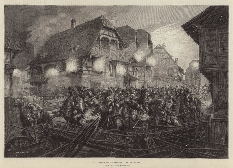 Cuirassiers vádja, a Párizsi Kiállításról alkotó: French School