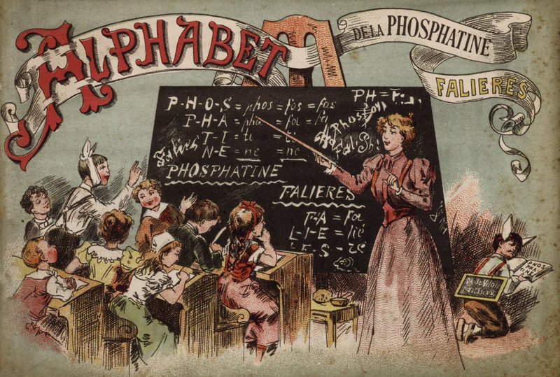 Ábécé De La Phosphatine Falieres alkotó: French School