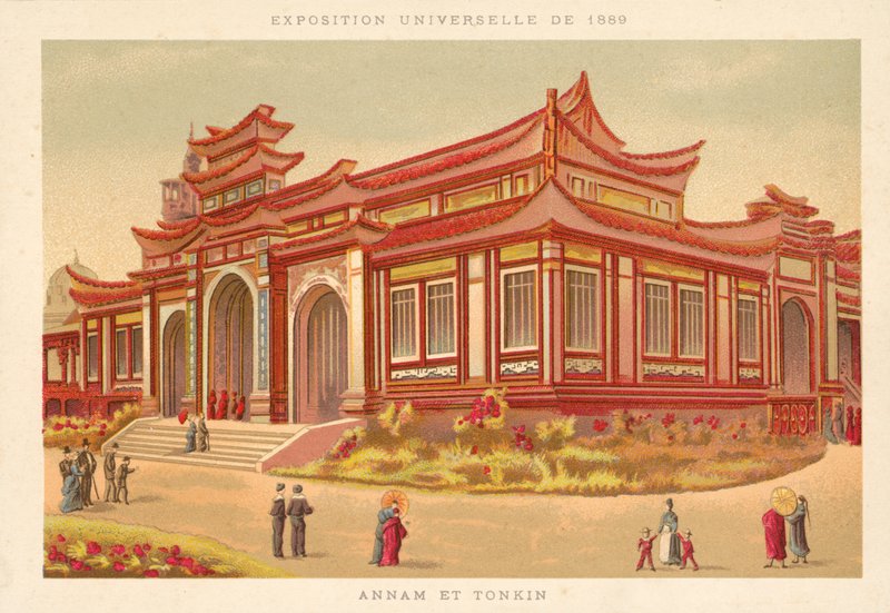 Annam és Tonkin, Egyetemes Kiállítás 1889, Párizs alkotó: French School