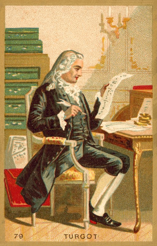 Anne-Robert-Jacques Turgot francia közgazdász és államférfi alkotó: French School