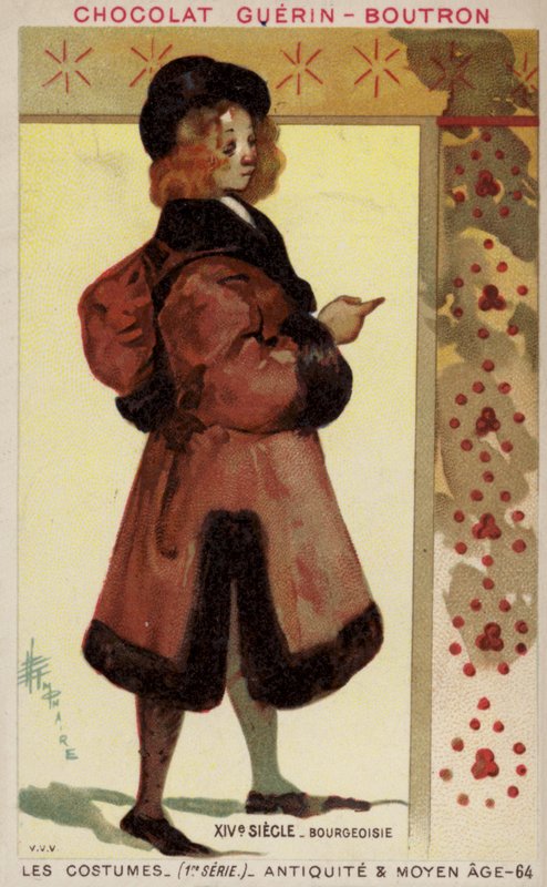 Burzsoá jelmez, 14. század alkotó: French School