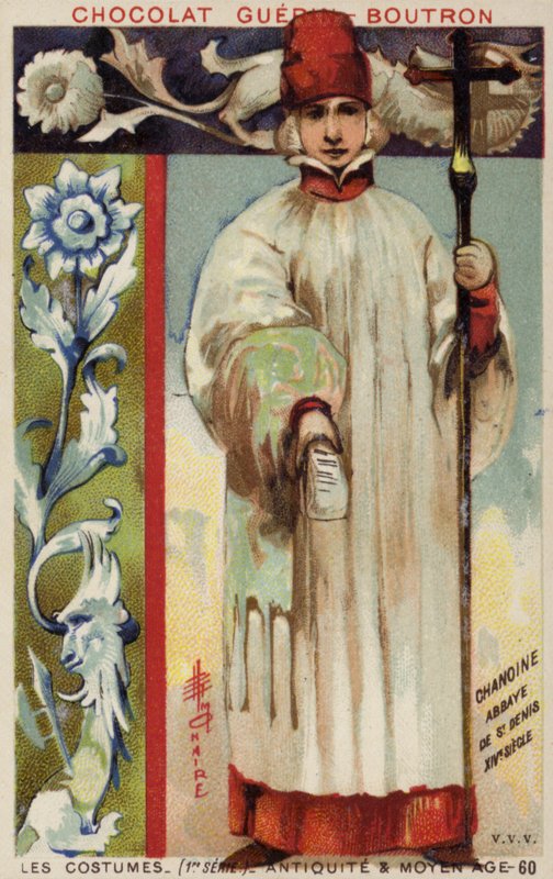 A St Denis-i apátság kanonokja, 14. század alkotó: French School