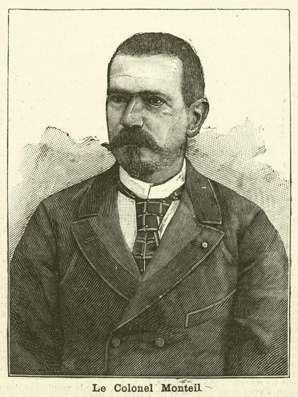 Parfait-Louis Monteil ezredes, francia katona és felfedező alkotó: French School