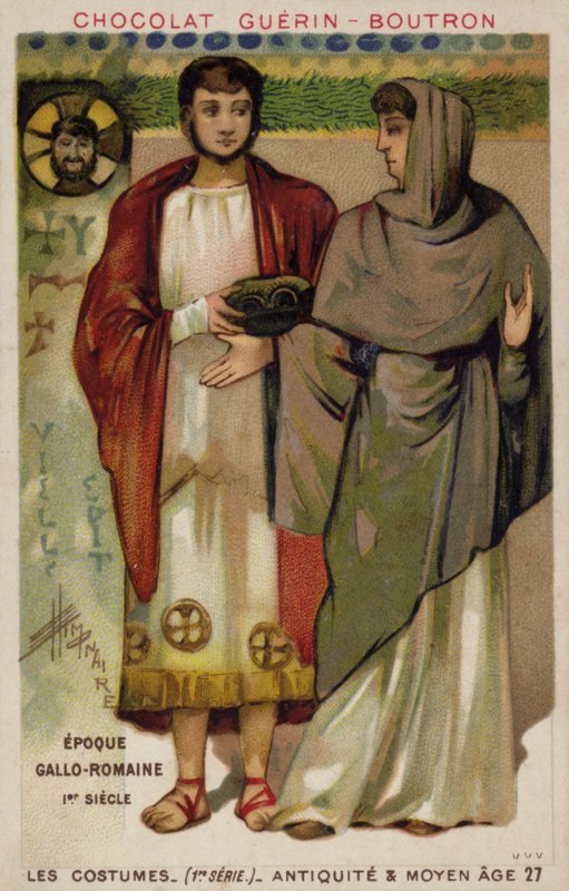 Római Gallia jelmezei, 1. század alkotó: French School