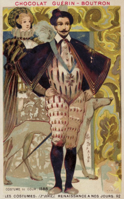 Udvari ruha, 1588 alkotó: French School